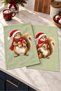 Holly Squirrel Squirrel and Package Light Green Patterned Decorative 2-Piece Kitchen Towel Set, 35x55 cm - 8