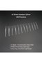 Global Fashion Half Cover Stiletto Gel Nail Tips -120 pcs, 12 sizes, Extra Long 5XL Clear Soft Gel Tips,Pre-Shaped Half Cover Extensions for Builder Gel,polygel & Acrylic Systems, Salon & DIY Manicure - 2