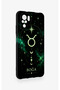 Redmi Note 10 and 10S Compatible Taurus-Themed Patterned Silicone Case - 3