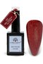 Black Elite Gel Nail Polish 140 Red Dahlia Glitter (Deep Red), 15ml - Soak Off UV LED Gel Polish, Long-Lasting High Gloss Colour for Salon and Home Manicure