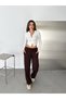 Women's 3-Ply Sweatpants with Pleated Details, Lace-Up Closure, and Pocket Detail—Relaxed Fit - 5