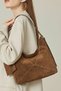 GRANDY Tobacco Suede Genuine Leather Women's Shoulder Bag - 2