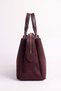 1206 Burgundy Suede Women's Shoulder Bag - 5