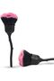 Vegan & Cruelty-Free - Nail Art Powder Dust Removal Brush - Soft Bristles for Acrylic Powders, Glitters & Dips - Manicure Tool - Home & Salon Use | Black Pink, Rose Brush - 2
