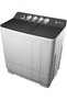 20 KG Top Load Semi-Automatic Washing Machine (White/Transparent black), with Lint Filter, Spin-Dry, Model -GSWM20KCDX1