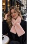 Pudra Premium Soft-Textured Plush Scarf and Hat 2-Piece Set - 2