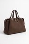 1206 Brown Suede Women's Shoulder Bag - 3