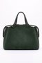 1206 Green Suede Women's Shoulder Bag - 5