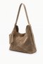 GRANDY Mink Suede Genuine Leather Women's Shoulder Bag