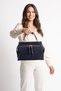 VINCE Navy Suede Genuine Leather Women's Shoulder Bag - 2