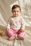 Lovely Embroidered Patterned 100% Cotton 2-Piece Baby Girl Set