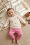 Lovely Embroidered Patterned 100% Cotton 2-Piece Baby Girl Set - 3