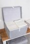 (5 Pcs) Multi-Purpose Box with Lid Storage Box Mini Size Tela 40*30*26 cm - 3