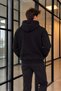 Men's 3-String Hooded Kangaroo Pocket Sweatshirt G95 - 4