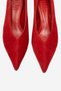 VELOUR Red Suede Genuine Leather Women's Low-Heeled Shoes - 4