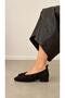 Luka Women's Everyday Padded Wedge Heel Leather Ballet Flats - 3