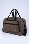 VT-012 Linen Unisex 3-Compartment Hand- and Shoulder-Carry Daily Travel, Gym, Fitness, and Sports Bag BROWN - 4