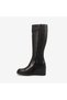 Women's Genuine Leather Boots with Thermal Insoles and 7cm Wedge Heels 12068 - 2