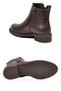 Coffee-Colored Leather-Lined Fleece-Lined Non-Slip Sole Women's Heeled Boots 224581 Z - 5