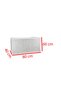 (4 Pcs) Gray Striped Zippered Mega Size Storage Bag Pillow-Quilt-Clothing Organizer 80*40*60 cm - 2