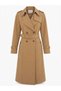 Women's Lined Camel Trench Coat 12528 - 2