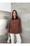 Women's Velvet-Collar Gabardine Relaxed-Fit Four-Pocket Jacket - 5