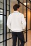 Men’s Button-Down Shirt Collar Knit Sweater - 3