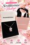 Pink Stone Teddy Bear Print Steel Necklace with Box and Pouch—Gift for Your Sweetheart, Gift for a Woman, Gift for a Girlfriend, Birthday Gift - 4