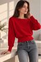 Women's Ribbed Thin Knit Sweater - 3