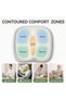 Premium Memory Foam Seat Cushion for Long Sitting - Adjustable Hip And Back Support Pad for Office Chair, Portable Comfort Chair Cushion for Car, Home & Office, Soft Sitting Pillow - 7