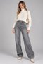 Back Belt Buckle Wide Leg Baggy - 2