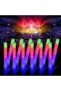 Led Lighted (6 Pieces) 3-Mode Rubber Lighted Sponge Party Stick - 46 cm - 4