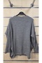 Italian Sweater with Gold-Embellished Stone Details - 5