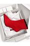 Women's Red Suede Pointed Toe Zip-Up Boots with Stiletto Heels - 3