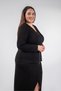 Women's Plus-Size Blouse with Zip Detail - 3