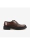 Men's Rubber Sole Genuine Leather Lace-Up Casual Shoes P30706