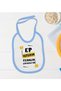 BK Kids "I Want an Episode" Printed Blue Baby Bodysuit and Bib Gift Set-1, 3–6 Months - 4