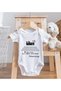 BK Kids "Happy Birthday, My Dear Dad" Designed Baby Bodysuit, Onesie, and Bib Gift Set - Model 1 9- - 5