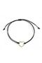 18Kt Gold Heart Rope Bracelet B1Y161_black