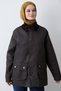 Double-Pocket Detail Bitter Coffee Jacket - 3