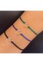18Kt Gold Heart Rope Bracelet B1Y161_black - 2