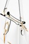 VX-1438 Gold Detailed 3-Compartment Shoulder Bag and Crossbody Bag WHITE - 2