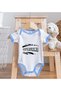 BK Kids Afkurma-Designed Blue Baby Bodysuit and Bib Gift Set-1, 12–18 months - 5