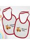 BK Kids "Mom and Dad's Honey" Design 2-Pack Red Baby Bibs - 1 en126942