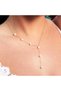 18Kt Gold Necklace with Cultured Pearls N1YP34 | Six 5MM Round Pearls N1YP34 - 2