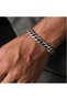 Black Stainless Steel Bracelet SS105 | Electroplated Finish (Small) - 2