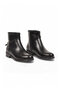 Black Leather Zip-Up Boots with Stone Embellishments—Stylish Women's Office, Formal, and Casual Boots 451199 - 4