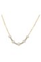 , Necklace, Five Pearls, Adjustable 37–40cm, Elegant Design