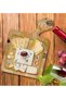 Modern Art-Inspired Square-Shaped Natural Wood Serving and Presentation Plate, Model 5 - 2