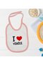 Bk Kids I Love Venice Designed Pink Baby Bib - Model 1 En121539